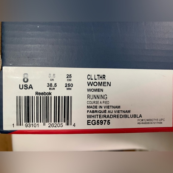 BNIB REEBOK Classic Leather World Flag Sneaker, 8M - Picture 15 of 16